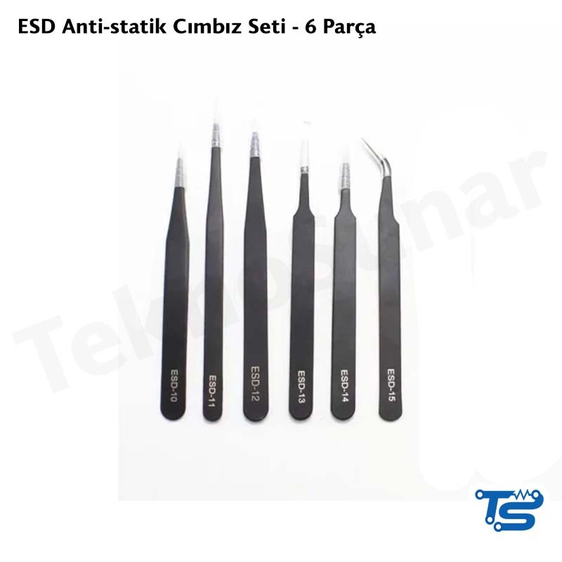 ESD Anti-statik Cımbız Seti - 6 Parça